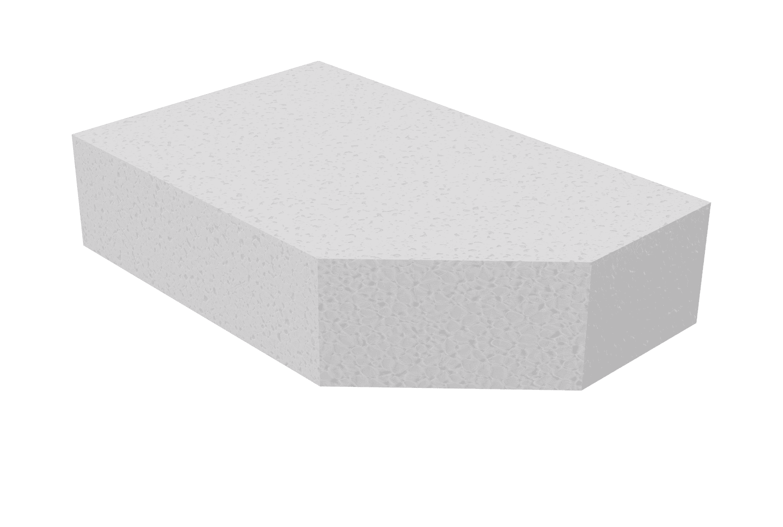 taglio ad angolo con taglierina a caldo