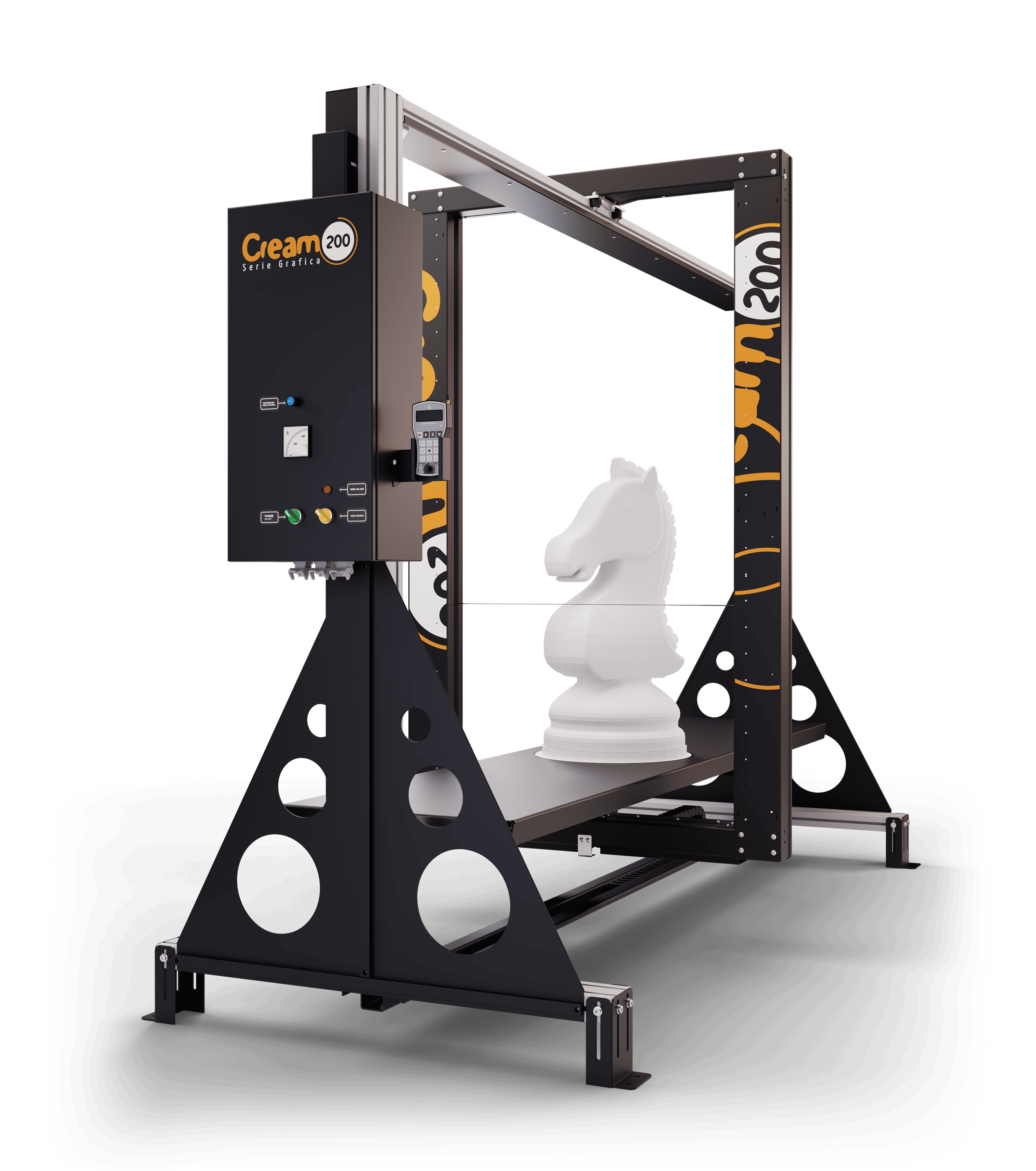 creazione con polistirolo 3d cream 200