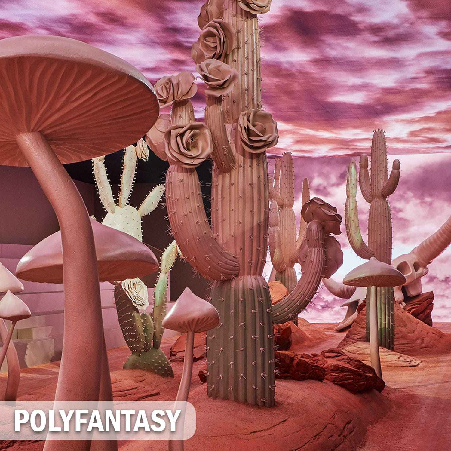 dior-polyfantasy modeschau set design aus Styropor von Nettuno Sistemi