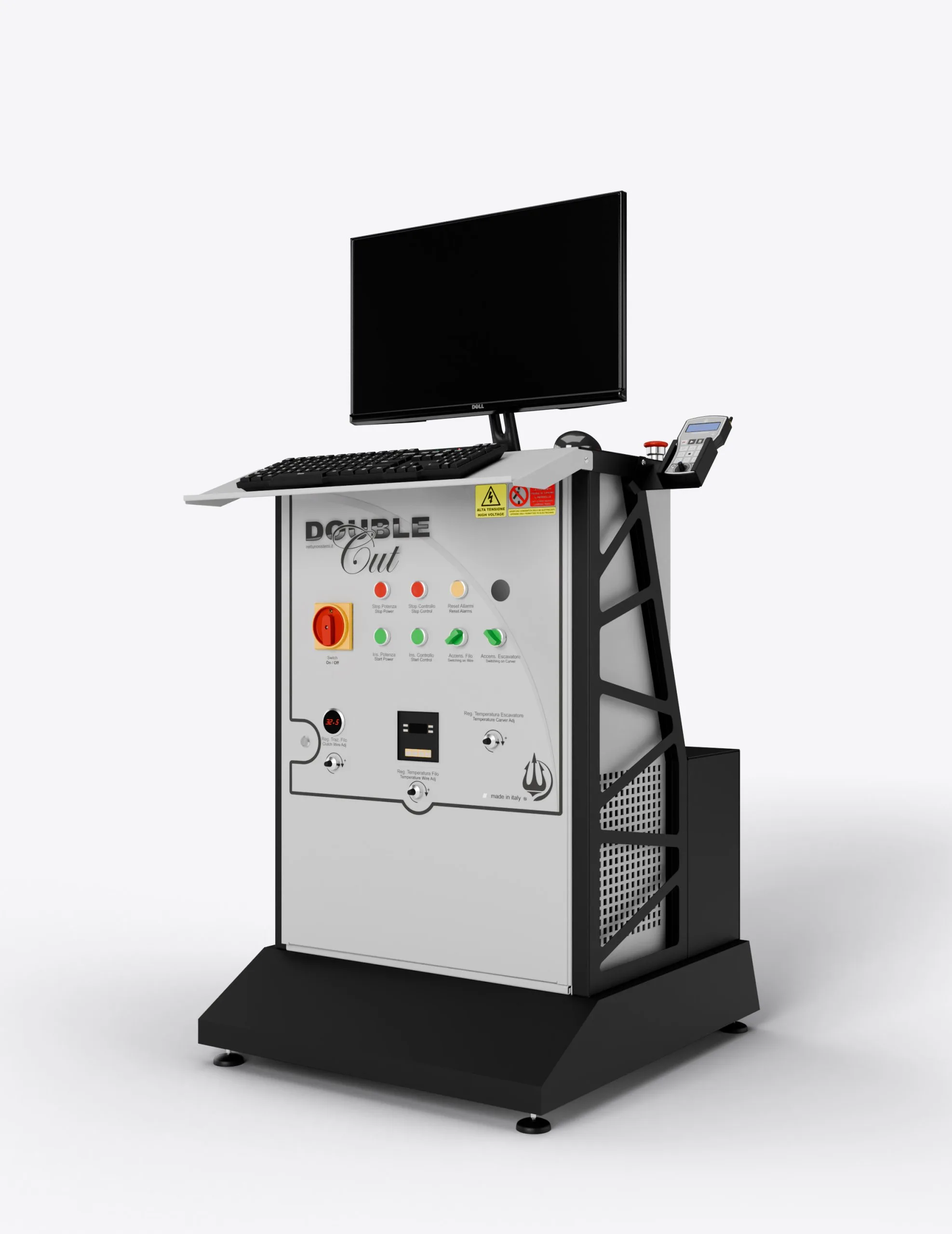 molding block machine 8 axis work station