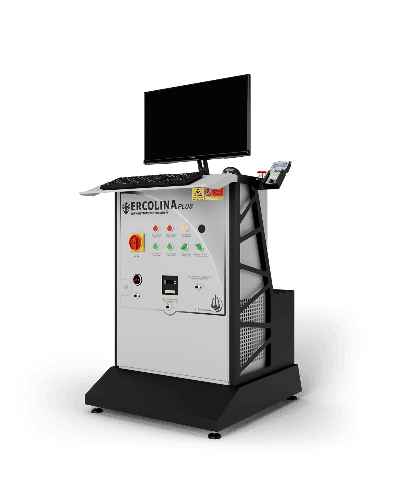 console operativa ercolina plus fresa cnc