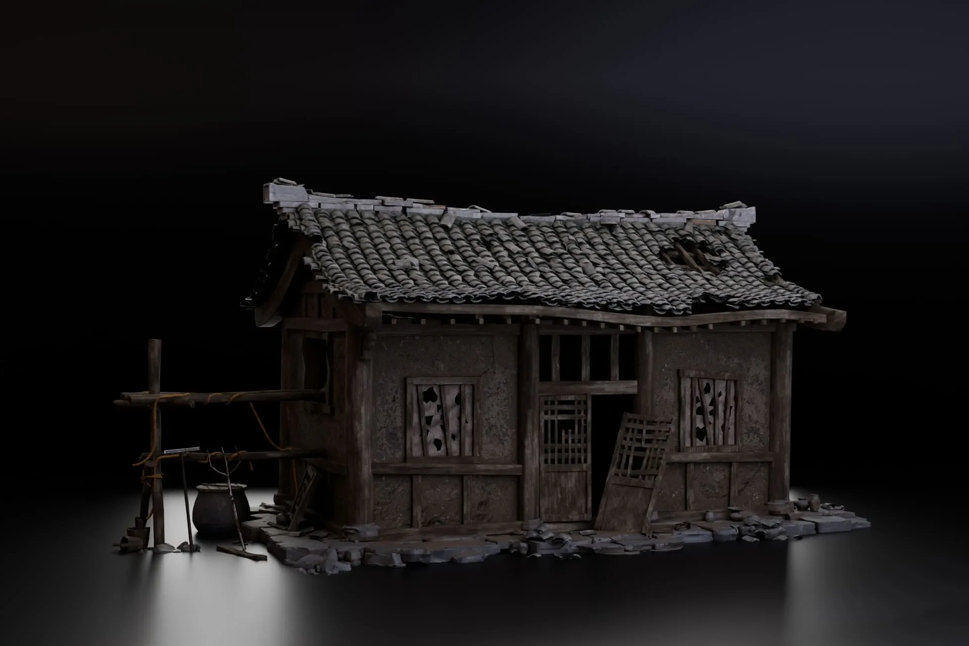 Bühnenbild​ CNC Maschine fertig