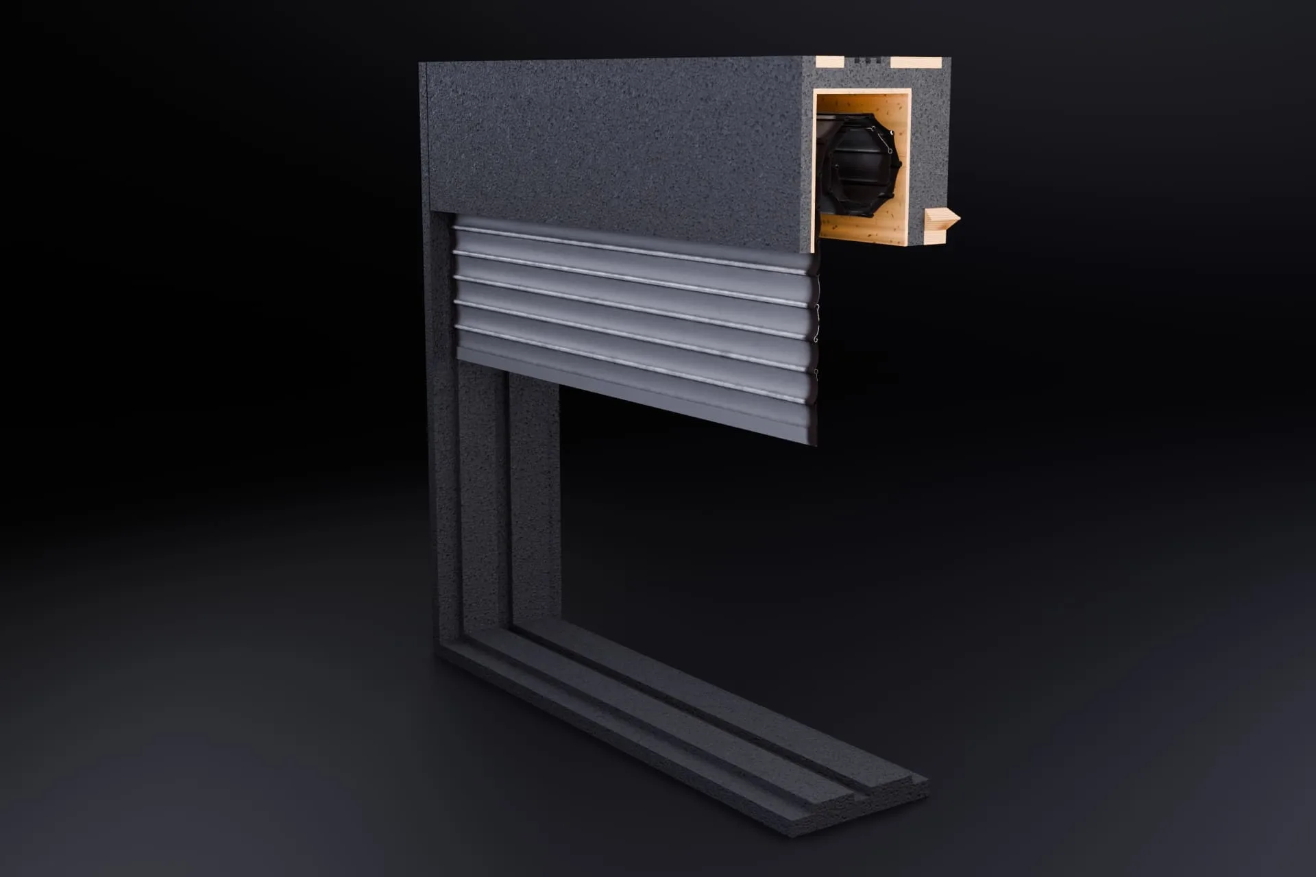 Cassonetto per avvolgibili polistirolo